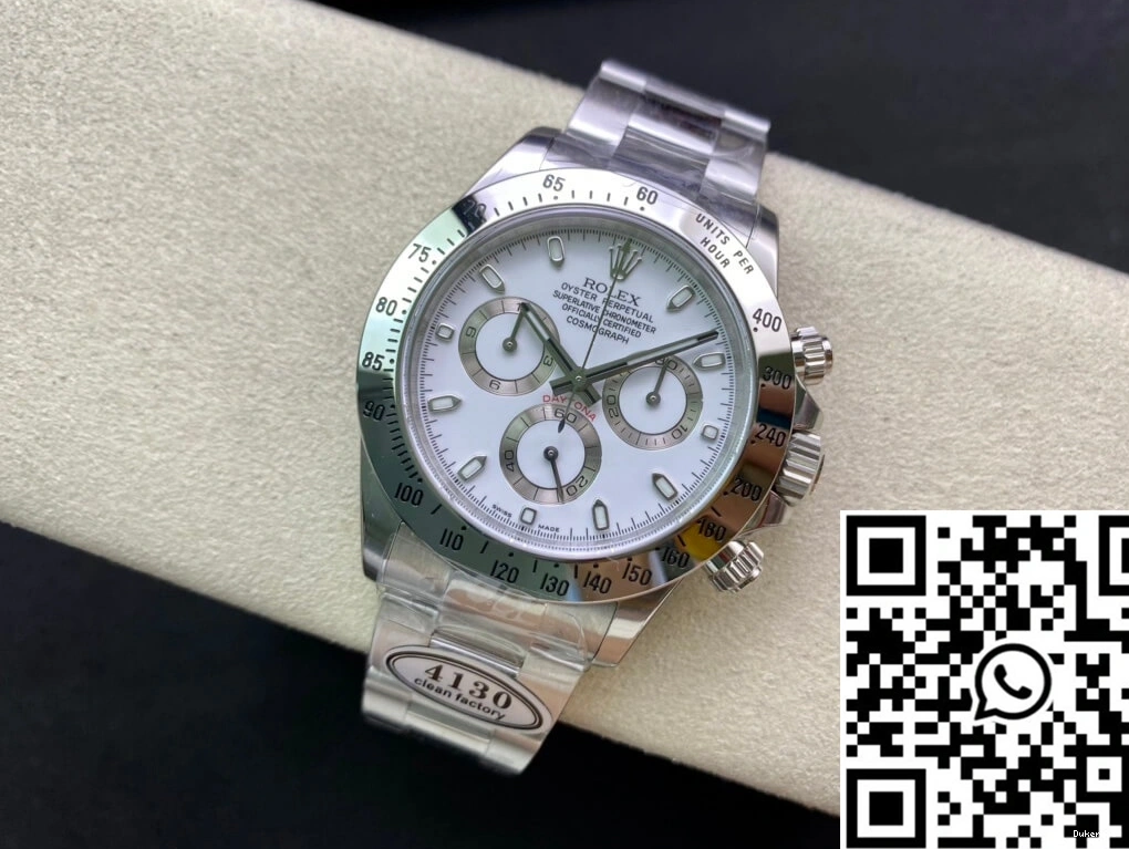 Factory Dial Daytona Clean Cosmograph Rolex White 116520LN 0219